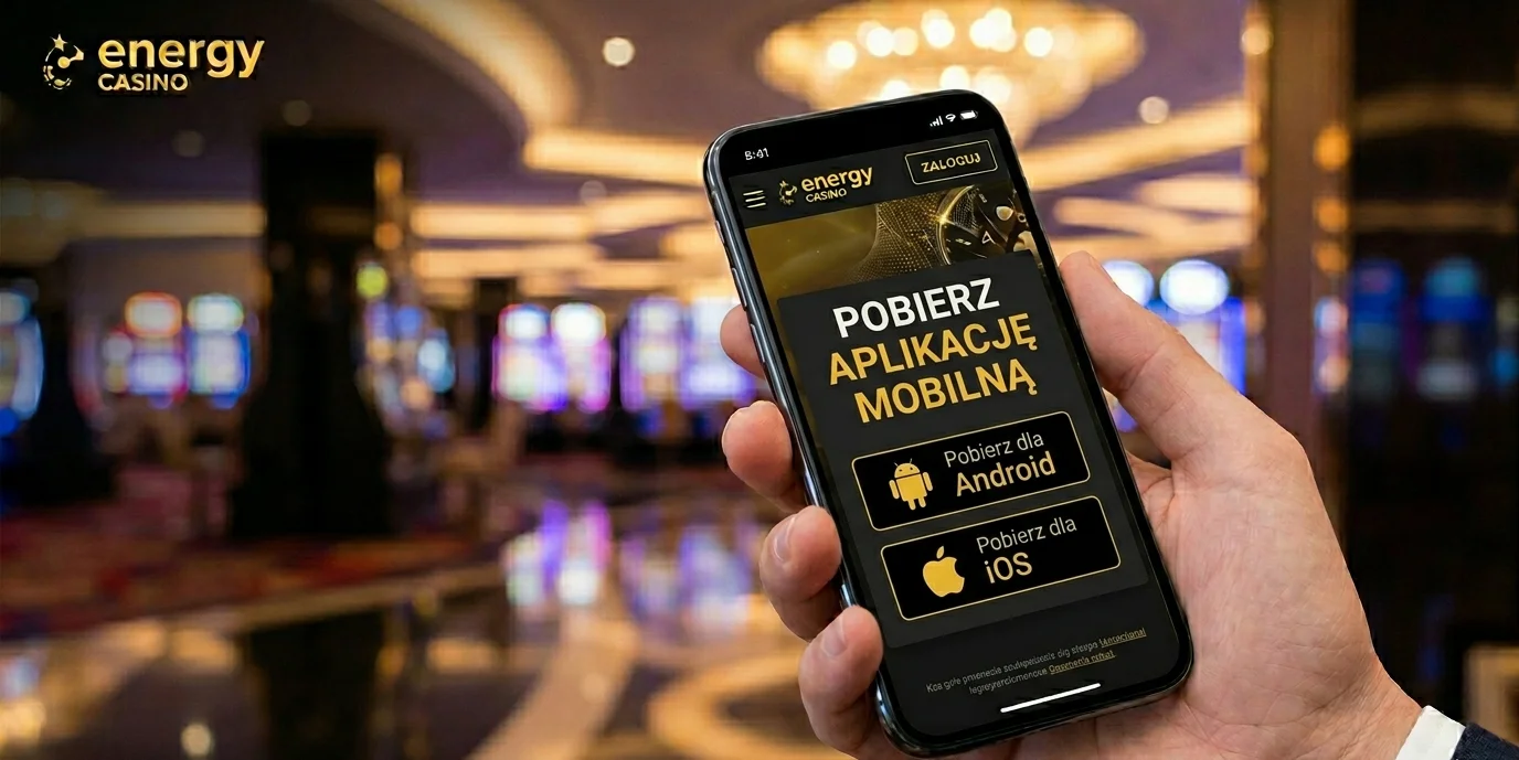 Pobieranie aplikacji Energy Casino na urządzenia z systemem Android i iOS